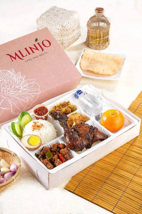 Mlinjo Premium Box  Putih Ayam Bakar