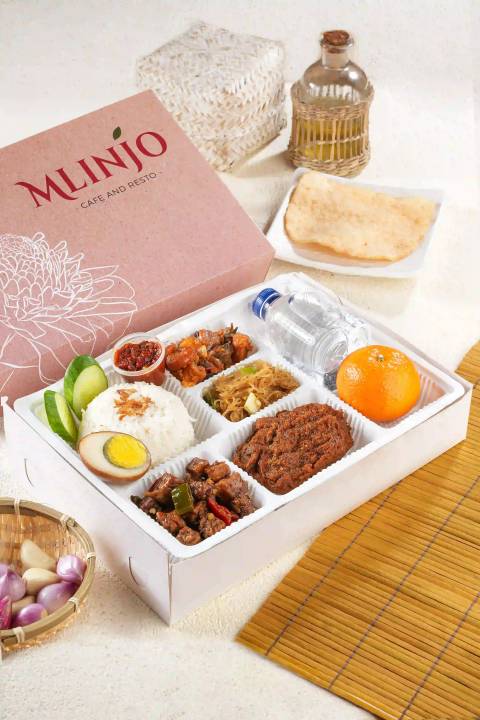 Mlinjo Premium Box Putih Rendang