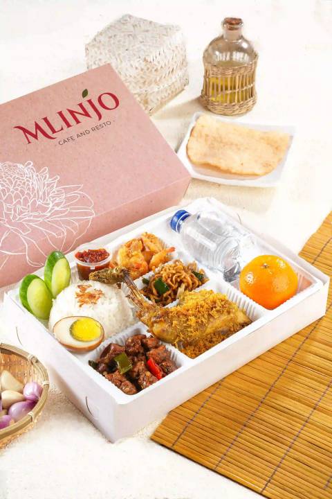 Mlinjo Premium Box Putih Ayam Goreng