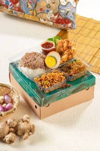 Mlinjo Classic Box Dendeng dengan Telur