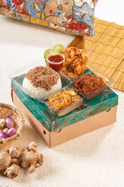 Mlinjo Classic Box Rendang Tanpa Telur