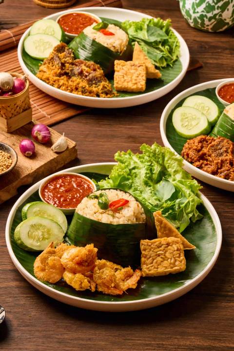 Nasi Liwet Udang Crispy