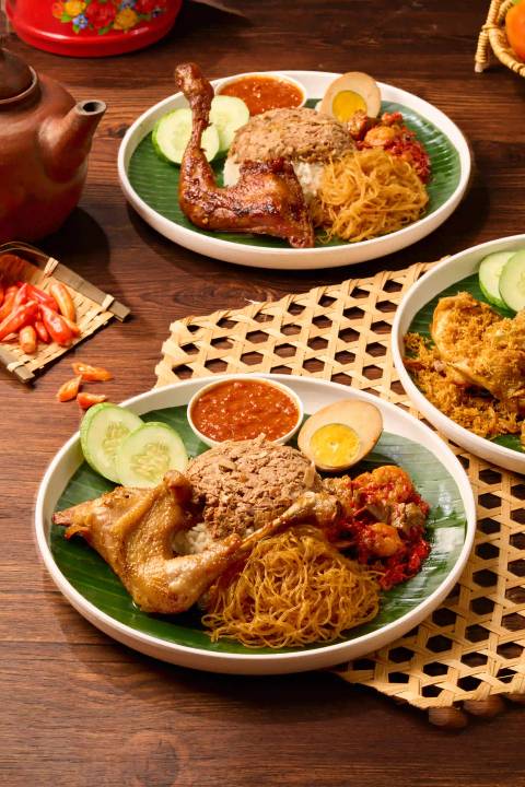 Nasi Megono Nangka Ayam Kalasan