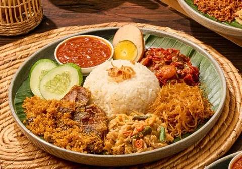 Nasi Megono Rebung Dendeng